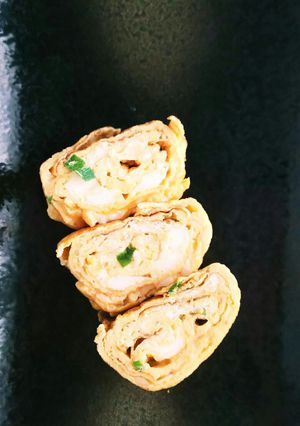 ねぎおかかチーズの卵焼き-レシピのメイン写真