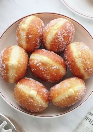 クリームドーナツ(マラサダ)-レシピのメイン写真