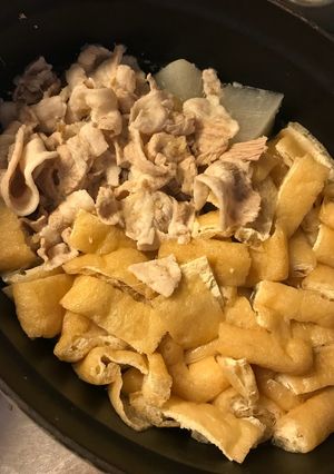 大根と豚肉、油揚げのだし煮-レシピのメイン写真