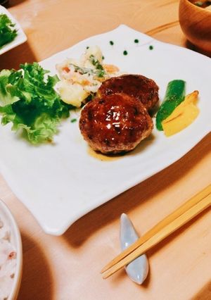 ごはんがススム、甘辛つくね。-レシピのメイン写真