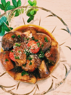 レンジで♡イタリアンな♡茄子の揚げ浸し-レシピのメイン写真