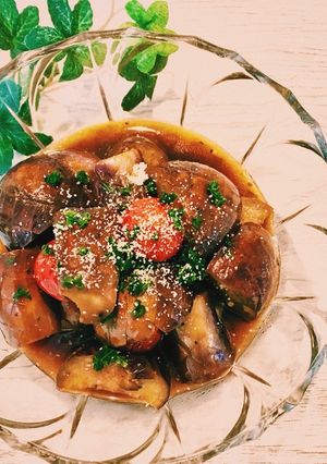 レンジで♡イタリアンな♡茄子の揚げ浸し-レシピのメイン写真