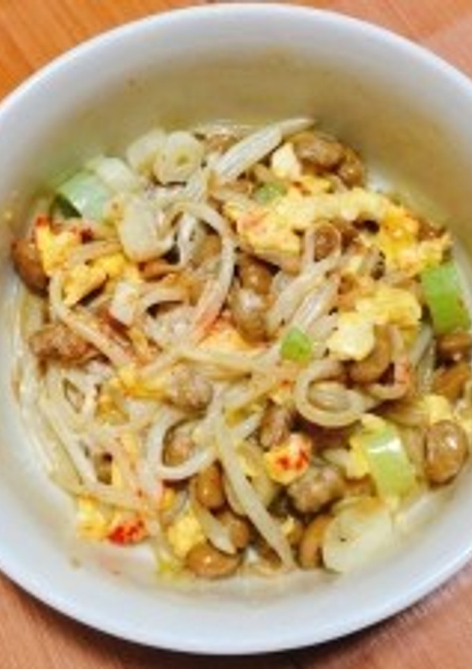 たまらない！もやしと納豆のマヨネーズ和え-レシピのメイン写真