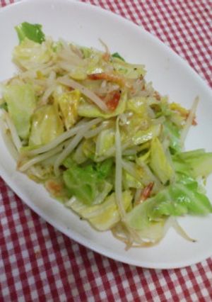 桜エビで一味プラス！シンプルキャベツ炒め-レシピのメイン写真