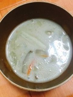 ごぼうと長いもの和風ミルクスープ-レシピのメイン写真