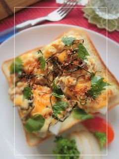 juicy大根とツナと塩昆布の和トースト-レシピのメイン写真