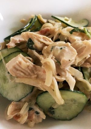 新玉ねぎとささみの梅肉和え-レシピのメイン写真