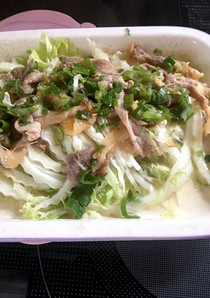豚肉と白菜のレンジ蒸し-レシピのメイン写真