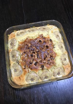焼スコップケーキ♬バナナと胡桃とチョコ-レシピのメイン写真