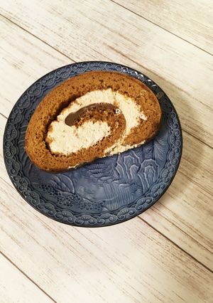 [食戟]もも店長の黒糖ロールケーキ-レシピのメイン写真