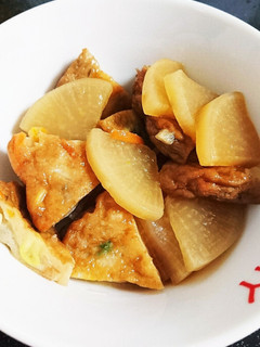 天ぷらと大根の煮物-レシピのメイン写真