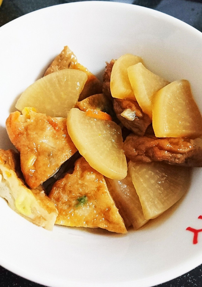 天ぷらと大根の煮物-レシピのメイン写真