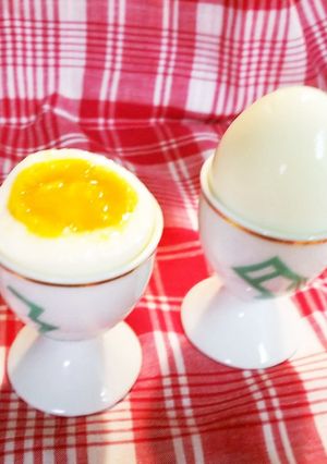 ビタミンDの吸収率がよい,半熟卵の作り方-レシピのメイン写真
