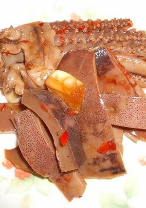 焼きイカの豆板醤漬け-レシピのメイン写真