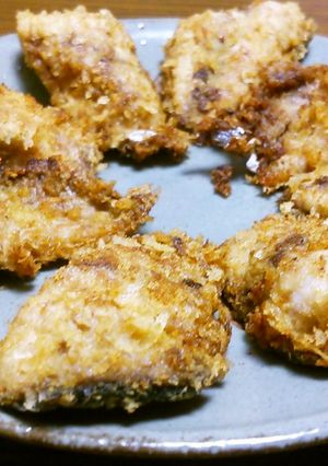 カレーチーズパン粉でサバ焼き。-レシピのメイン写真