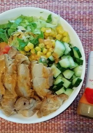 チキンステーキベジボウル-レシピのメイン写真