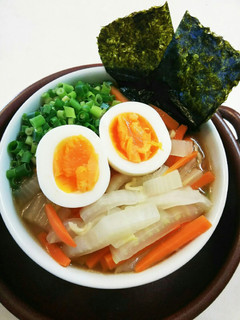 野菜たっぷりインスタントラーメン-レシピのメイン写真