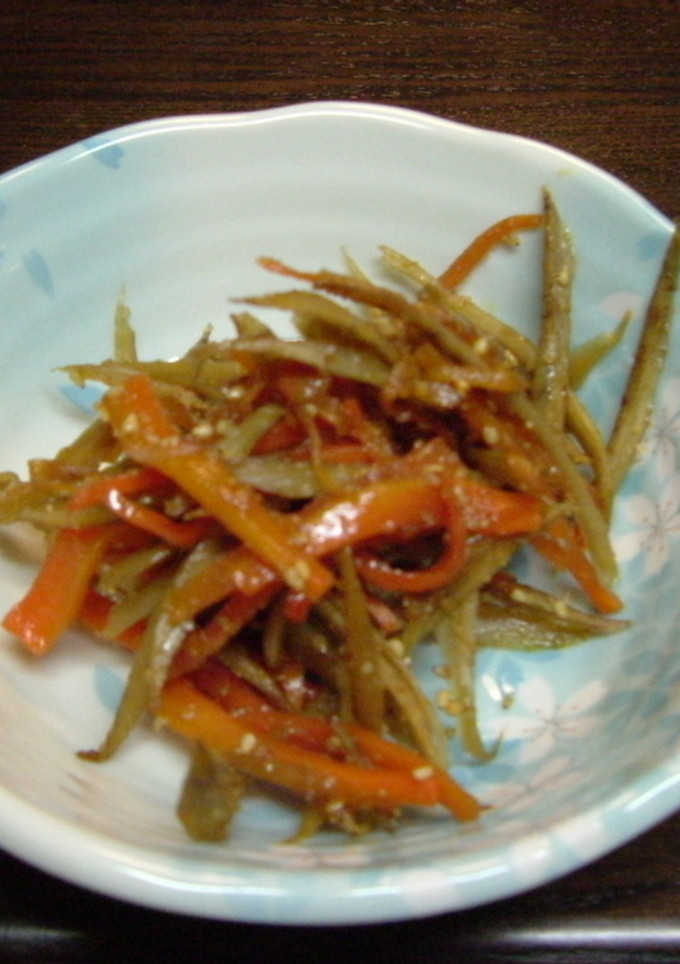 昆布つゆで簡単♪ごぼうのきんぴら-レシピのメイン写真