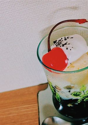 簡単コーヒーゼリーパフェ-レシピのメイン写真