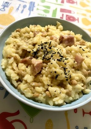 残りご飯で★ヨーグルト納豆リゾット-レシピのメイン写真