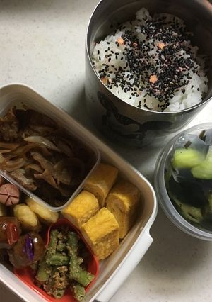 中学生お弁当(2018.6.16)-レシピのメイン写真