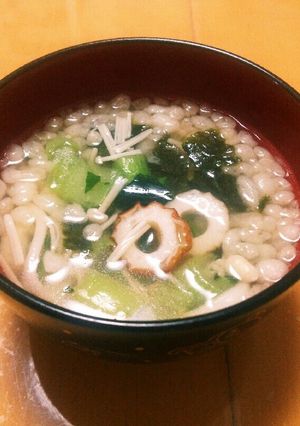 天かす消費！手抜きお吸い物-レシピのメイン写真