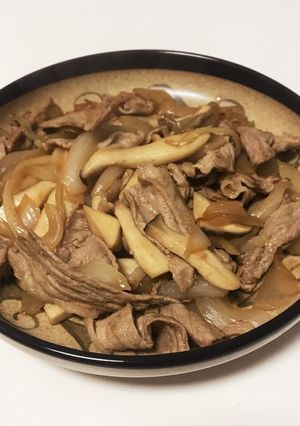【簡単】豚肉とエリンギのバター醤油炒め-レシピのメイン写真