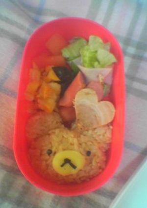リラックマ（みたいな）キャラ弁★-レシピのメイン写真