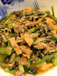 小松菜と鯖の煮物-レシピのメイン写真