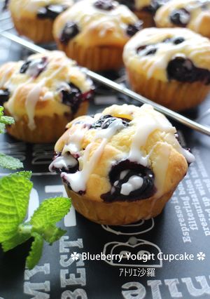 HM♪ブルーベリーヨーグルトカップケーキ-レシピのメイン写真