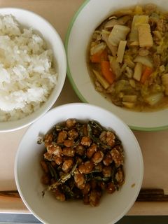 給食レシピ 八宝菜・大豆と小魚の揚げ煮-レシピのメイン写真