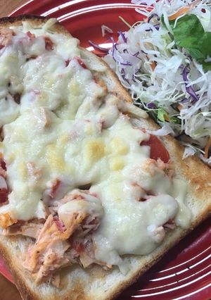 トマトツナチーズトースト-レシピのメイン写真