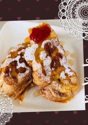 バケットで簡単フレンチトースト-レシピのメイン写真