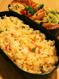 【お弁当】カニ風味チャーハン-レシピのメイン写真