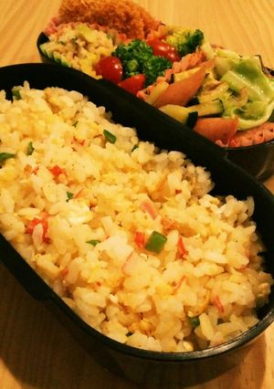 【お弁当】カニ風味チャーハン-レシピのメイン写真