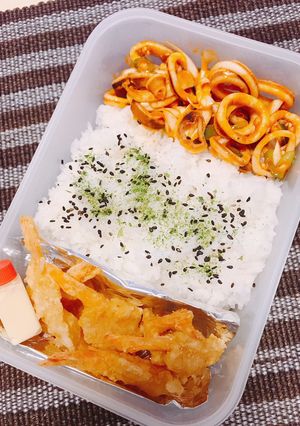 高校野球部２ℓ弁当　イカの和え物編-レシピのメイン写真