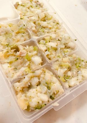 離乳食中期〜たらとブロッコリーの味噌煮-レシピのメイン写真