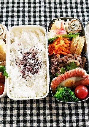 部活女子、男子学生弁当-レシピのメイン写真
