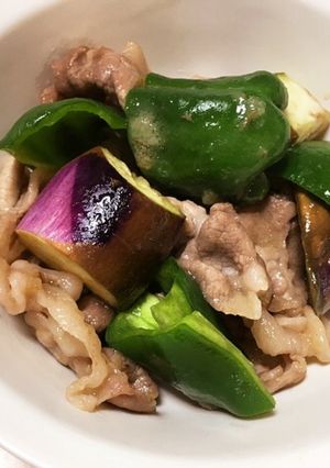 茄子とピーマンの味噌炒め-レシピのメイン写真