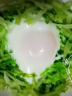 簡単♡キャベツの巣ごもり卵-レシピのメイン写真