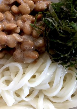 青紫蘇納豆うどん-レシピのメイン写真