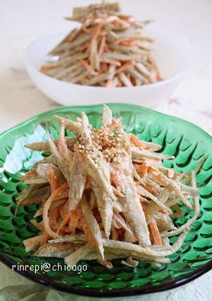 ごぼうとにんじんのサラダ-レシピのメイン写真