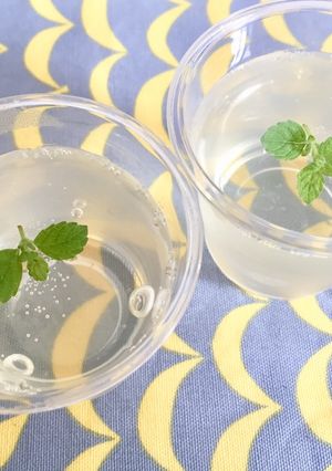 レモン酢☆炭酸ゼリー-レシピのメイン写真