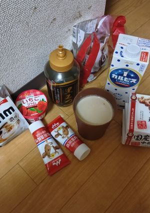 お菓子の味イチゴミルク-レシピのメイン写真