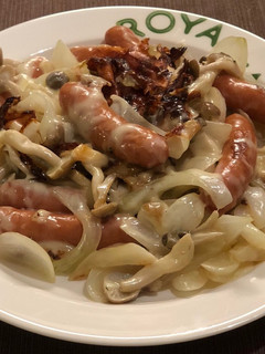 ソーセージときのこ、玉ねぎのチーズ焼き-レシピのメイン写真
