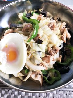 簡単!ダイエット糸こんにゃく焼きそば-レシピのメイン写真