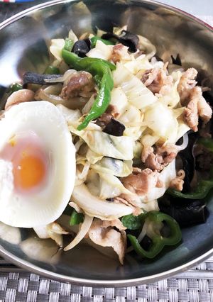 簡単！ダイエット糸こんにゃく焼きそば-レシピのメイン写真