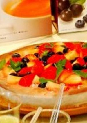 混ぜるだけの簡単レアチーズケーキ♪-レシピのメイン写真