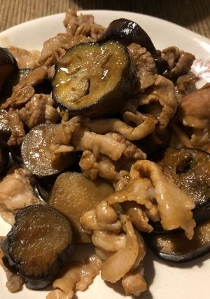 ナスと豚肉の味噌炒め-レシピのメイン写真