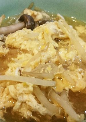 モヤシの玉子とじ(食べるスープ)-レシピのメイン写真